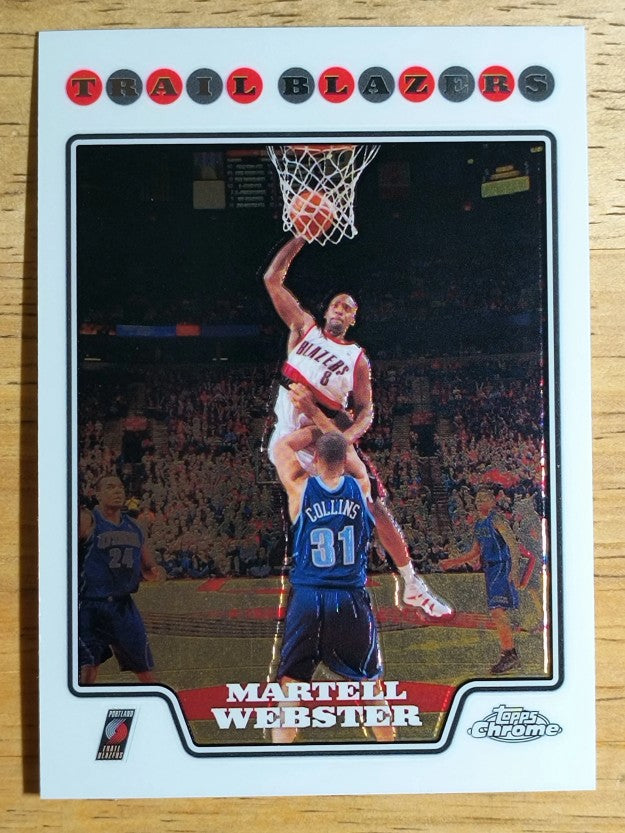2008-09 Topps Chrome #125 Martell Webster