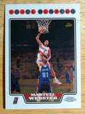 2008-09 Topps Chrome #125 Martell Webster