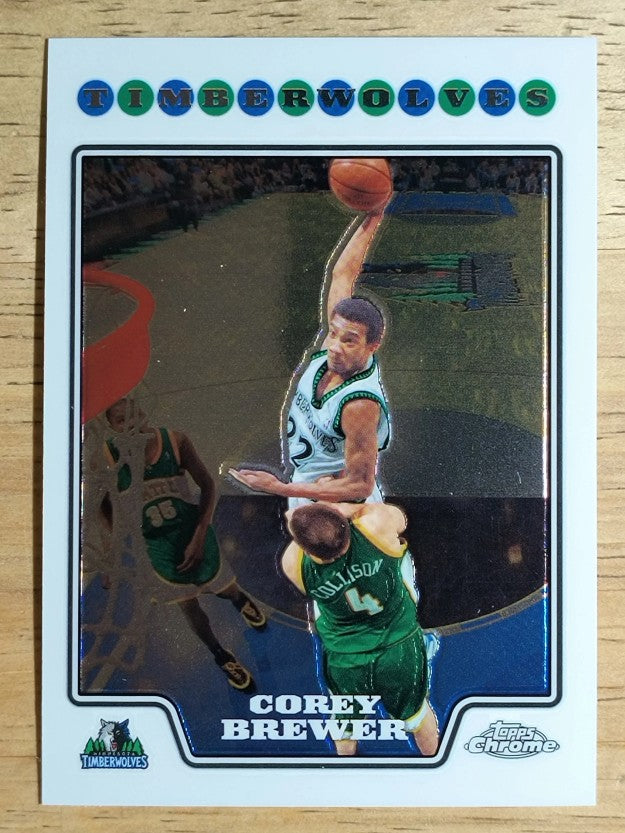 2008-09 Topps Chrome #129 Corey Brewer