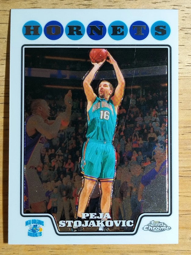 2008-09 Topps Chrome #158 Peja Stojakovic