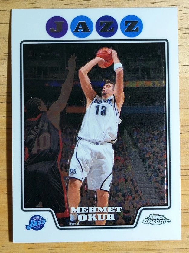 2008-09 Topps Chrome #161 Mehmet Okur