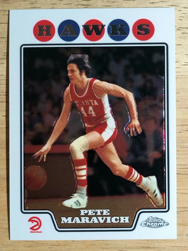 2008-09 Topps Chrome #177 Pete Maravich