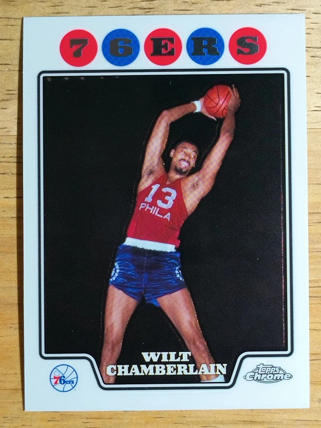 2008-09 Topps Chrome #178 Wilt Chamberlain