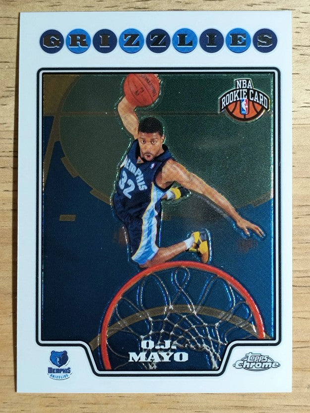 2008-09 Topps Chrome #183 O.J. Mayo RC