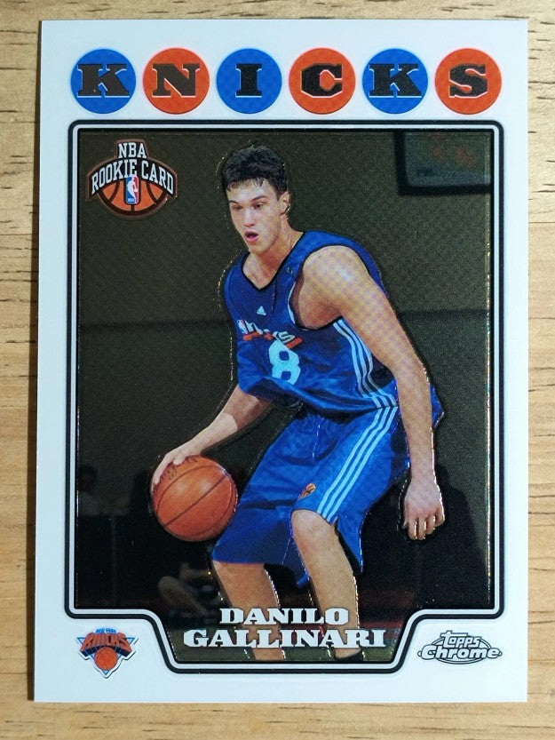 2008-09 Topps Chrome #186 Danilo Gallinari RC