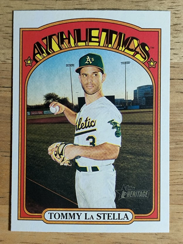 2021 Topps Heritage #60 Tommy La Stella