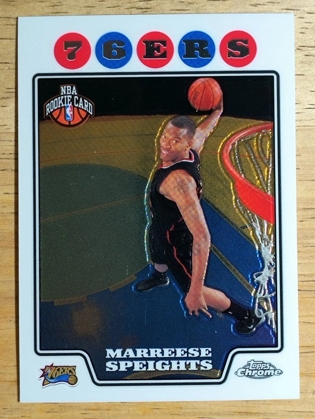 2008-09 Topps Chrome #195 Marreese Speights RC
