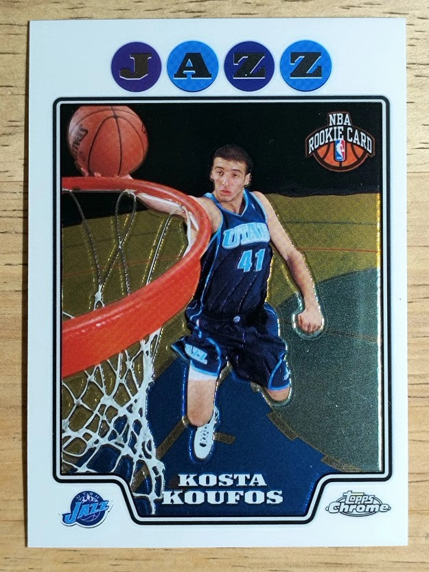 2008-09 Topps Chrome #202 Kosta Koufos RC