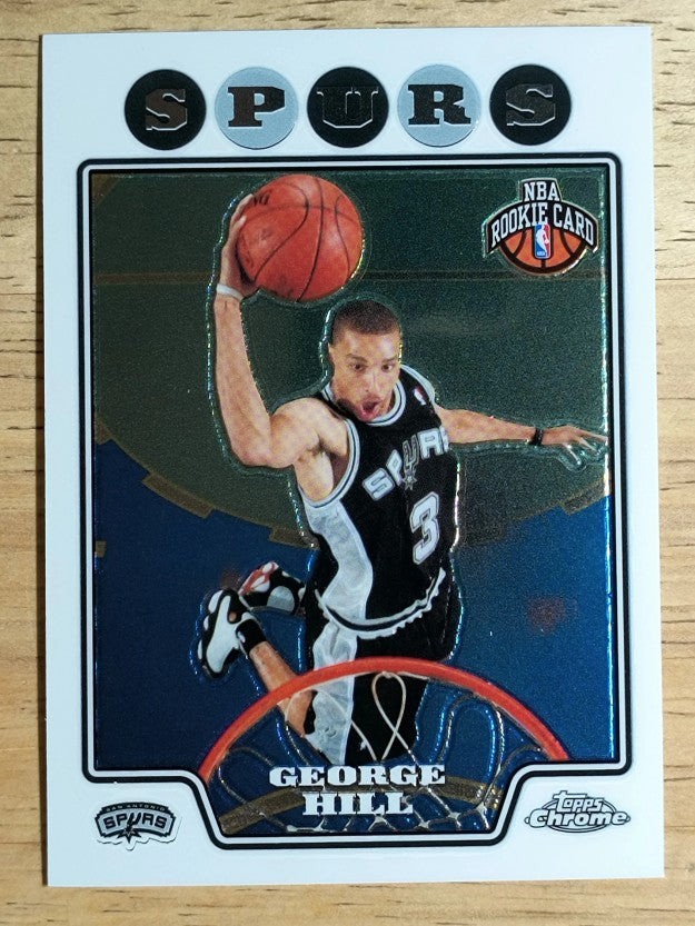 2008-09 Topps Chrome #204 George Hill RC
