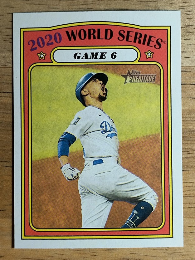 2021 Topps Heritage #30 Game 6 WS HL