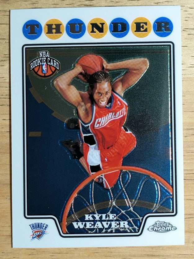 2008-09 Topps Chrome #213 Kyle Weaver RC