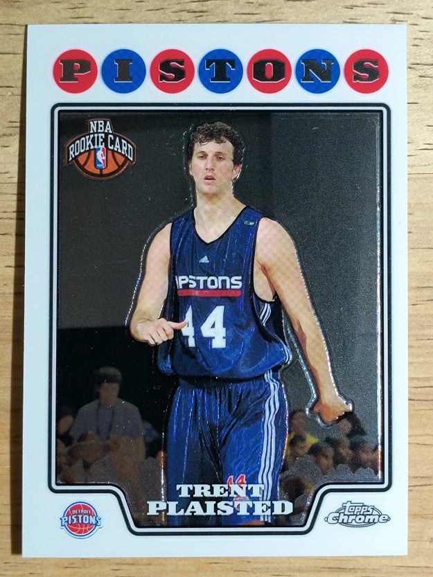 2008-09 Topps Chrome #217 Trent Plaisted RC