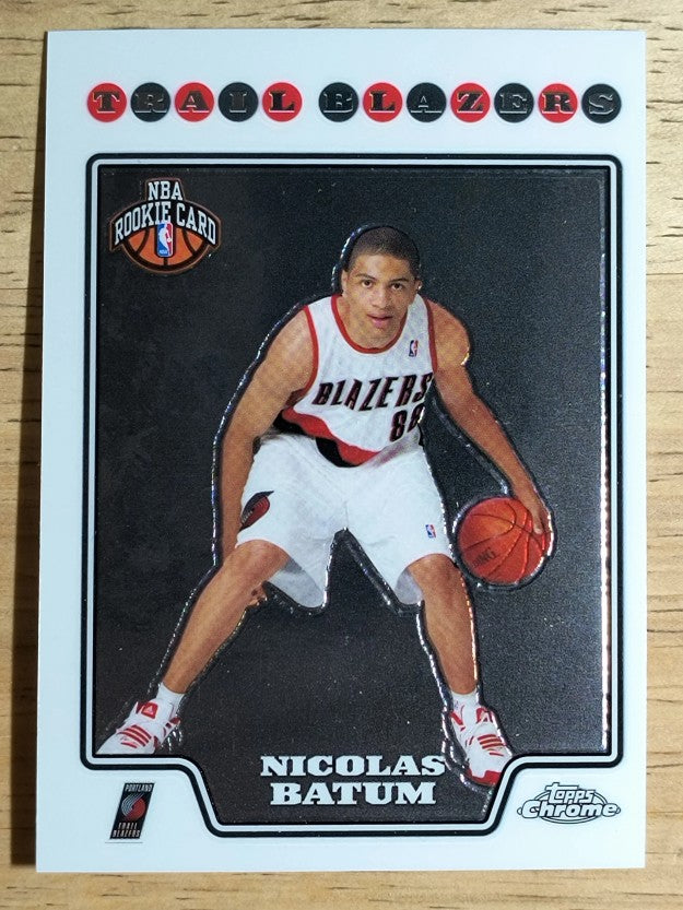 2008-09 Topps Chrome #218 Nicolas Batum RC