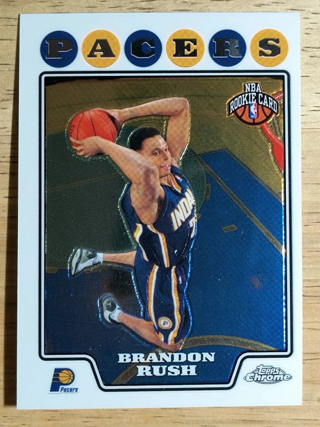 2008-09 Topps Chrome #219 Brandon Rush RC