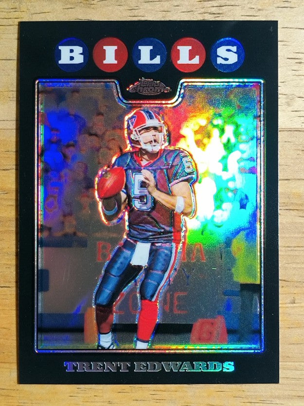 2008 Topps Chrome Refractors #TC9 Trent Edwards