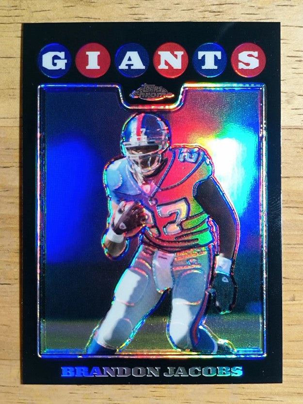 2008 Topps Chrome Refractors #TC52 Brandon Jacobs