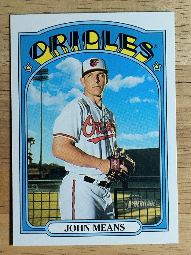 2021 Topps Heritage #394 John Means