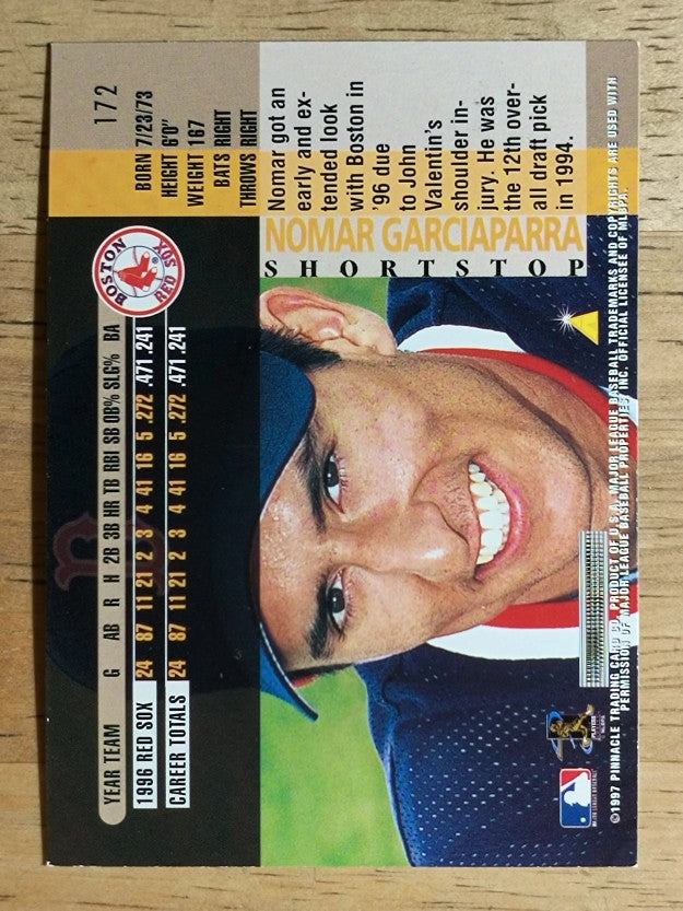 1997 Pinnacle #172 Nomar Garciaparra