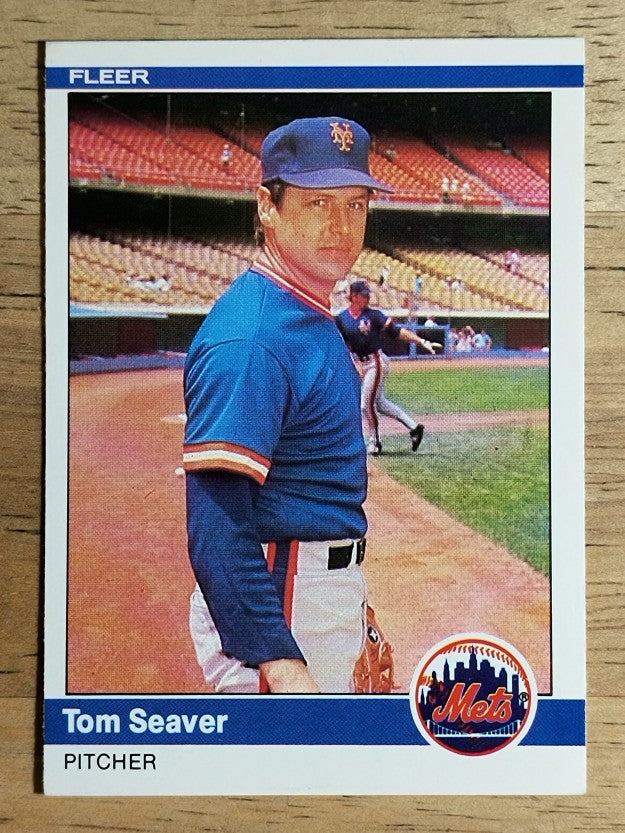 1984 Fleer #595 Tom Seaver