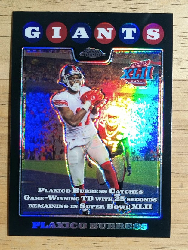 2008 Topps Chrome Refractors #TC153 Plaxico Burress PSH