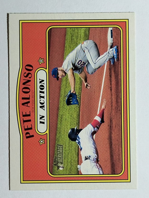2021 Topps Heritage #32 Pete Alonso IA