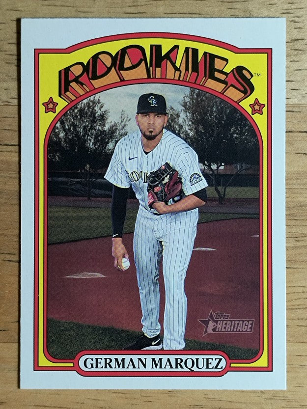 2021 Topps Heritage #153 German Marquez
