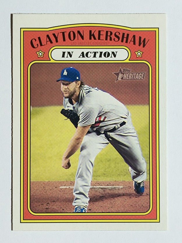 2021 Topps Heritage #38 Clayton Kershaw IA