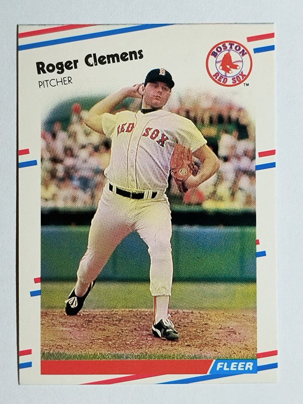 1988 Fleer #349 Roger Clemens