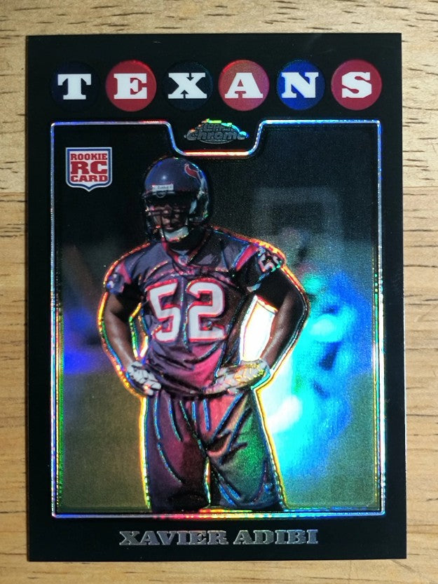 2008 Topps Chrome Refractors #TC254 Xavier Adibi