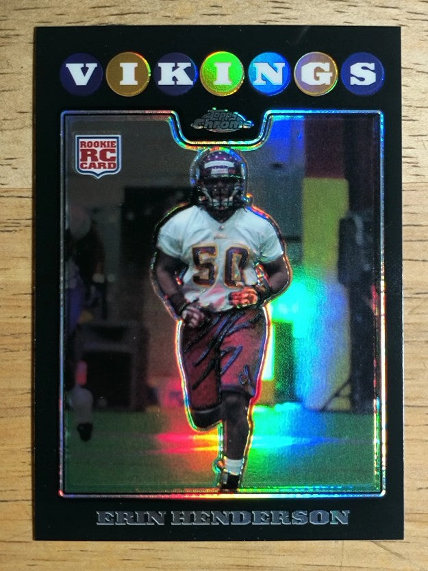 2008 Topps Chrome Refractors #TC255 Erin Henderson