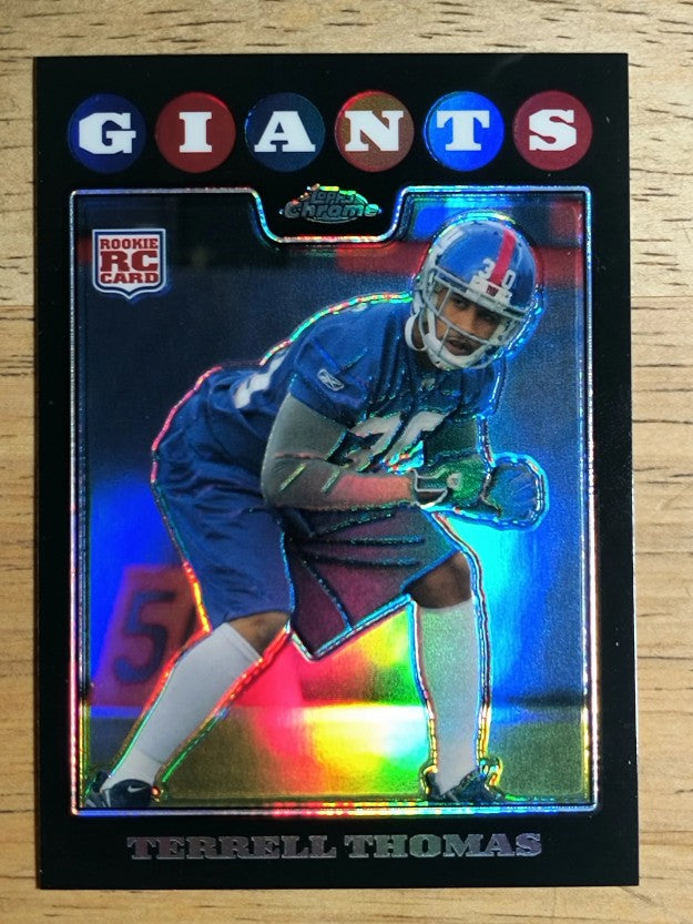 2008 Topps Chrome Refractors #TC263 Terrell Thomas