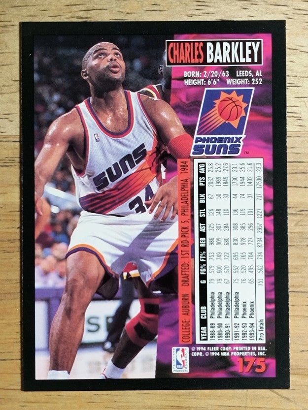 1994-95 Fleer #175 Charles Barkley