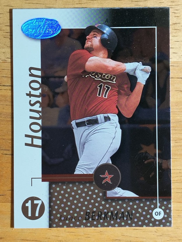 2002 Leaf Certified #12 Lance Berkman