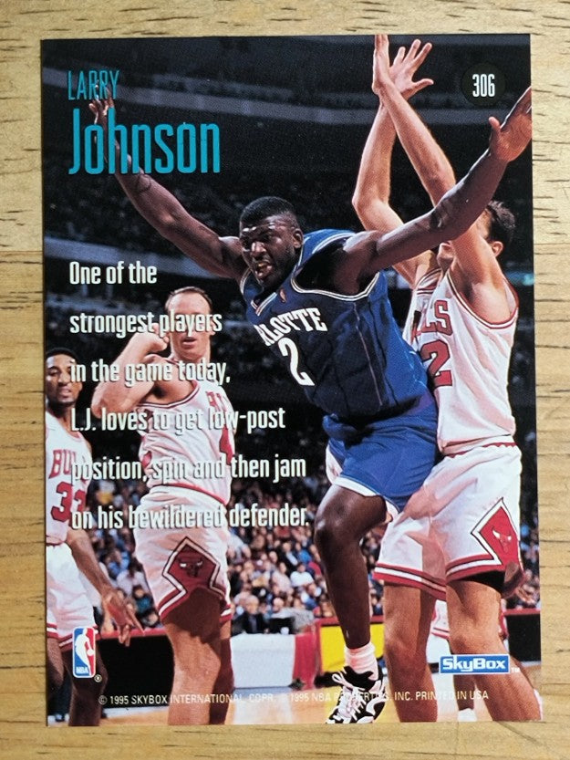 1994-95 SkyBox Premium #306 Larry Johnson SSL