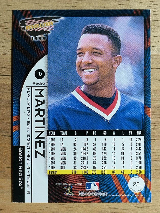 1999 Revolution #25 Pedro Martinez