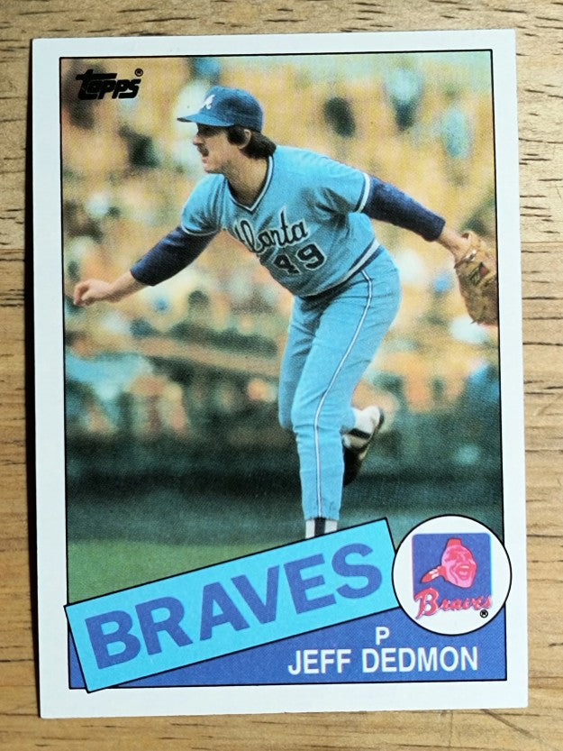 1985 Topps #602 Jeff Dedmon