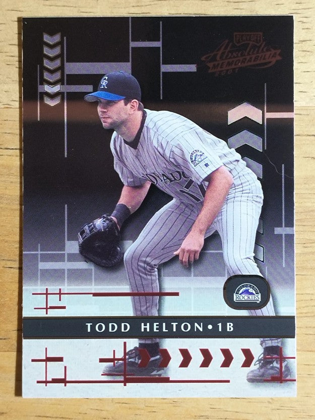2001 Absolute Memorabilia #12 Todd Helton