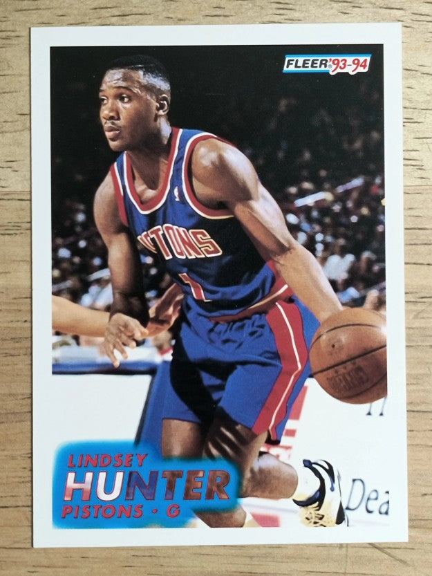 1993-94 Fleer #283 Lindsey Hunter RC