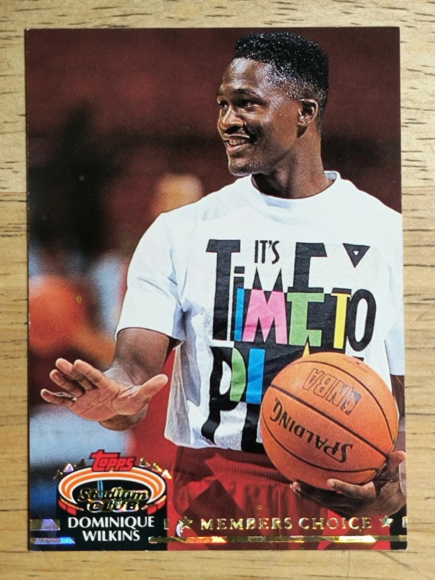1992-93 Stadium Club #208 Dominique Wilkins MC