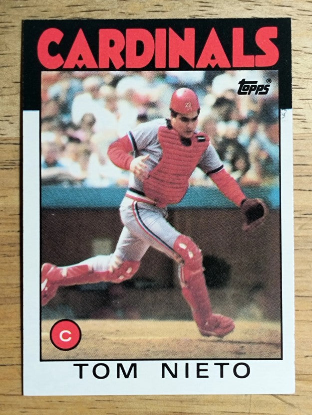1986 Topps #88 Tom Nieto