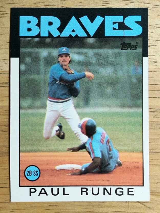 1986 Topps #409 Paul Runge RC