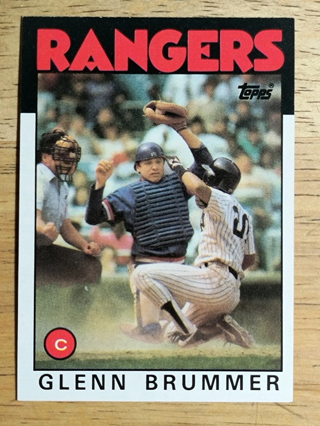 1986 Topps #616 Glenn Brummer