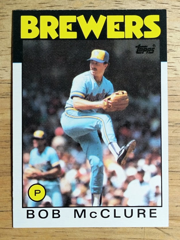 1986 Topps #684 Bob McClure