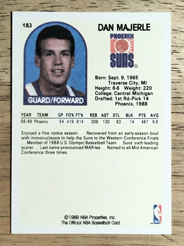 1989-90 Hoops #183 Dan Majerle RC