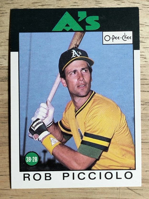 1986 O-Pee-Chee #3 Rob Picciolo