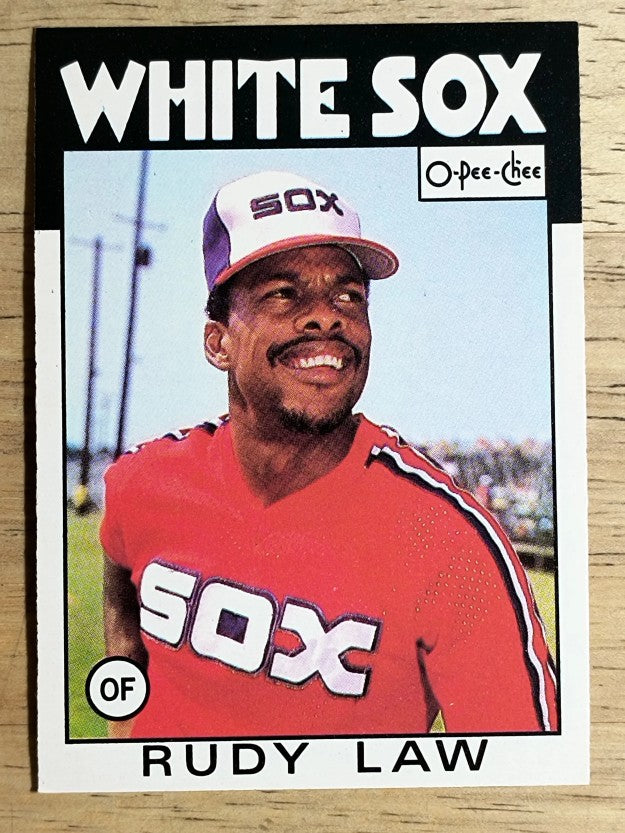 1986 O-Pee-Chee #6 Rudy Law