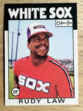 1986 O-Pee-Chee #6 Rudy Law