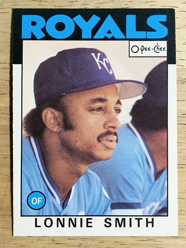 1986 O-Pee-Chee #7 Lonnie Smith
