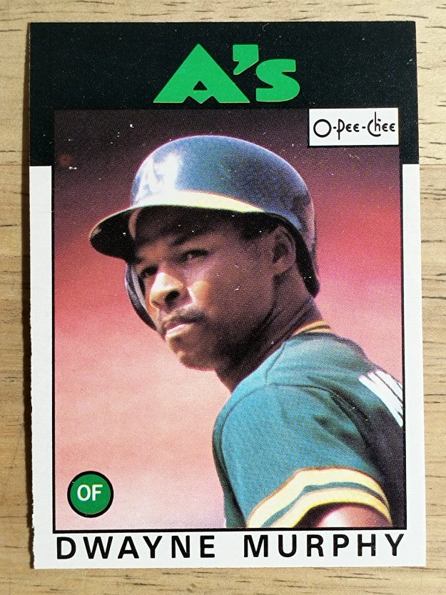 1986 O-Pee-Chee #8 Dwayne Murphy