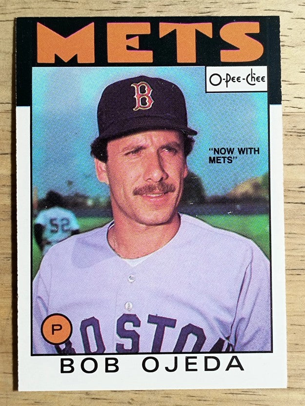 1986 O-Pee-Chee #11 Bob Ojeda